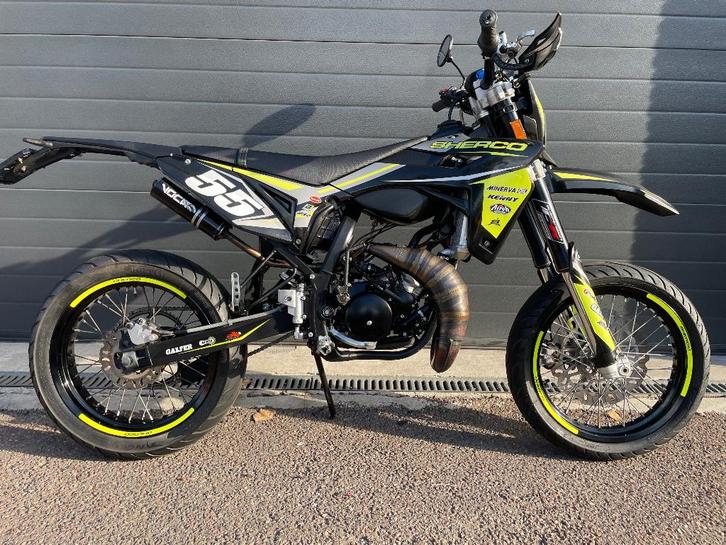 SHERCO SM 50 SCHAKELBROMMER, Fietsen en Brommers, Brommers | Crossbrommers, Gebruikt, Overige merken, Ophalen