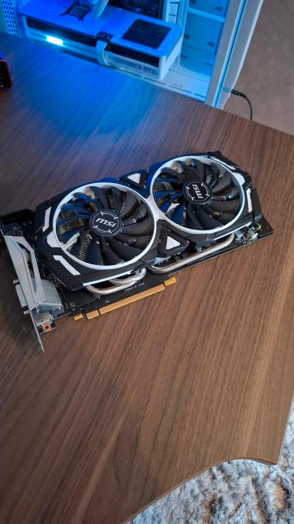 MSI GTX 1070 ARMOR 8GB OC VIDEOKAART, Computers en Software, Videokaarten, Gebruikt, PCI-Express 3.0, GDDR5, Ophalen of Verzenden