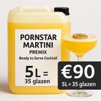 5L Premium Cocktails (±35glazen) — Ready to Serve, Cateraar