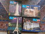 4x 3D puzzels van MB, Ophalen of Verzenden, Minder dan 500 stukjes, Zo goed als nieuw, Rubik's of 3D-puzzel