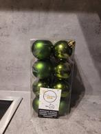 Donkergroene plastic kerstballen, Diversen, Kerst, Ophalen of Verzenden, Nieuw