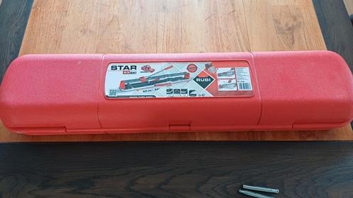 Rubi Star-63 Tegelsnijder met Koffer en Reserve Wieltjes, Doe-het-zelf en Verbouw, Gereedschap | Handgereedschap, Gebruikt, Ophalen of Verzenden
