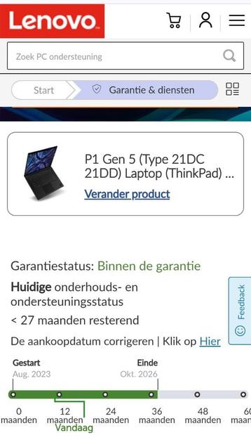 Lenovo ThinkPad P1 Gen5 & Docking Station beschikbaar voor biedingen