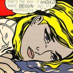 Roy Lichtenstein: Hopeless, Antiek en Kunst, Kunst | Litho's en Zeefdrukken, Ophalen of Verzenden