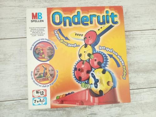 onderuit - MB spellen, Hobby en Vrije tijd, Gezelschapsspellen | Bordspellen, Zo goed als nieuw, Een of twee spelers, Ophalen