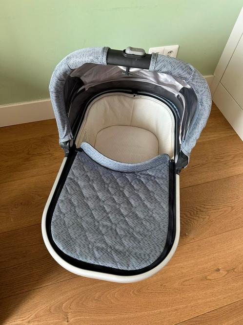 Uppababy Vista / Cruz reiswieg (blauw, Gregory), Kinderen en Baby's, Kinderwagens en Combinaties, Gebruikt, Overige merken, Met reiswieg