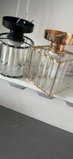 3x Lampen: 2 goud, 1 zwart - weinig gebruikt, Huis en Inrichting, Lampen | Hanglampen, Ophalen, Zo goed als nieuw