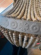 Houten Kralen Kroonluchter Nijhof Baarn, Huis en Inrichting, Ophalen of Verzenden, Zo goed als nieuw, Hout