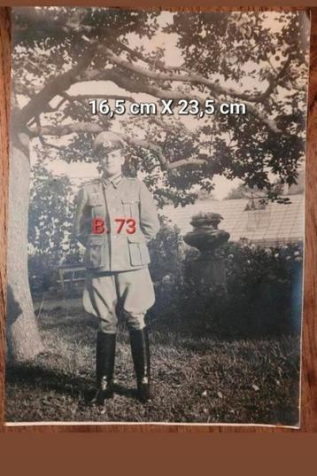 MEGA grote Agfa  foto duitse officier West/zuid front (73) beschikbaar voor biedingen