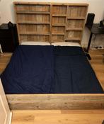 Steigerhout bedombouw+lattenbodem, Ophalen, Gebruikt, Overige kleuren, Steigerhout