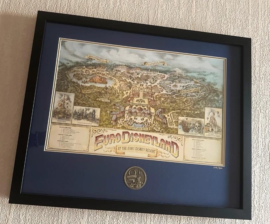 GEZOCHT: Disneyland Parijs Schilderij - Limited Edition, Antiek en Kunst, Kunst | Schilderijen | Abstract, Ophalen of Verzenden