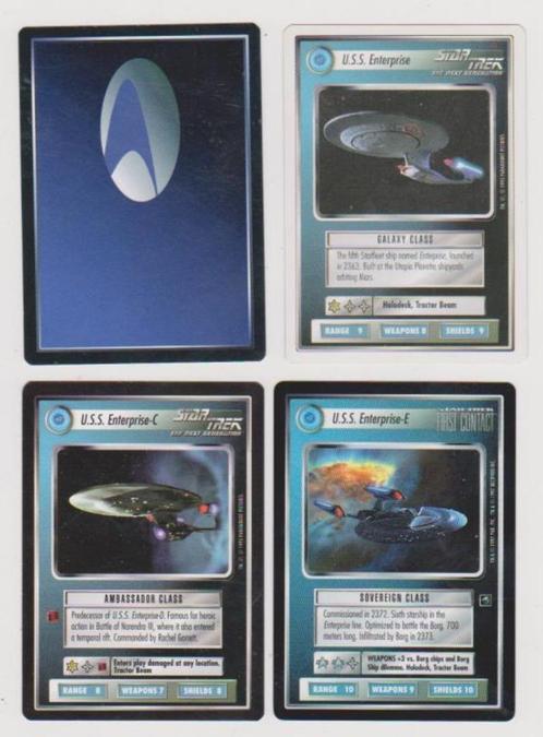 Decipher - STAR TREK ccg serie 8 = First Contact, Hobby en Vrije tijd, Verzamelkaartspellen | Overige, Zo goed als nieuw, Meerdere kaarten