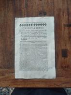 Zeldzaam 1731 document heksenproces, Ophalen of Verzenden, Joseph David