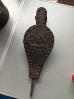 blaasbalg antiek van leer en messing, Antiek en Kunst, Ophalen of Verzenden