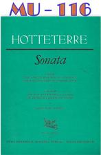 MU-116 Blokfluit bladmuziek -- Hotteterre Sonata, Piano, Gebruikt, Ophalen of Verzenden