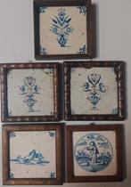 5x antieke tegel, Ophalen of Verzenden