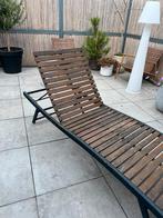 Ligbed, Tuin en Terras, Ophalen, Gebruikt, Aluminium, Verstelbaar