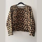 Zara blouse / top met panterprint - maat M, Maat 38/40 (M), Bruin, Zara, Ophalen of Verzenden