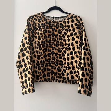 Zara blouse / top met panterprint - maat M beschikbaar voor biedingen