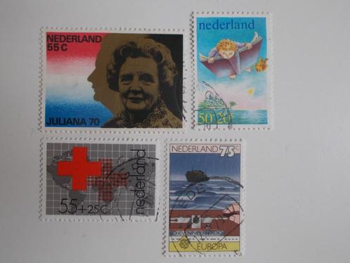 Nederland, Groep postzegels Met Plaatfouten 1978-1980., Postzegels en Munten, Postzegels | Volle albums en Verzamelingen, Nederland