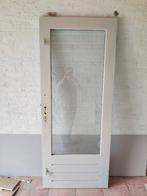 Buitendeur met glazenraam, Doe-het-zelf en Verbouw, Deuren en Horren, Ophalen, Gebruikt, 80 tot 100 cm, Buitendeur