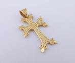 14 karaat Gouden Kruisje - - Hanger, Jw, Verzenden, Nieuw, Kruis of Symbool