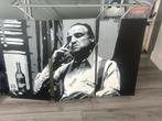 Godfather Schilderij - Marlon Brando - 3-luik Canvas, Ophalen