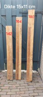 4 Argentijnse eiken balken 1x340 1x180 1x164 1x142 cm, Ophalen of Verzenden, Zo goed als nieuw, 250 cm of meer, Balken