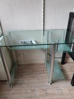 Moderne glazen buro te koop, Huis en Inrichting, Bureaus, Ophalen