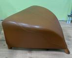 Leolux Excaliber Hocker - Bruin Leer, Ophalen, Minder dan 50 cm, Gebruikt, Leer