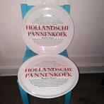 Hollandsche pannenkoeken borden rood Gusta 2 stuks, Huis en Inrichting, Keuken | Servies, Ophalen, Gebruikt, Bord(en), Overige stijlen