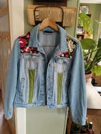 Gepimpte spijkerjas maat L, Ophalen of Verzenden, Zo goed als nieuw, Maat 38/40 (M), Blauw