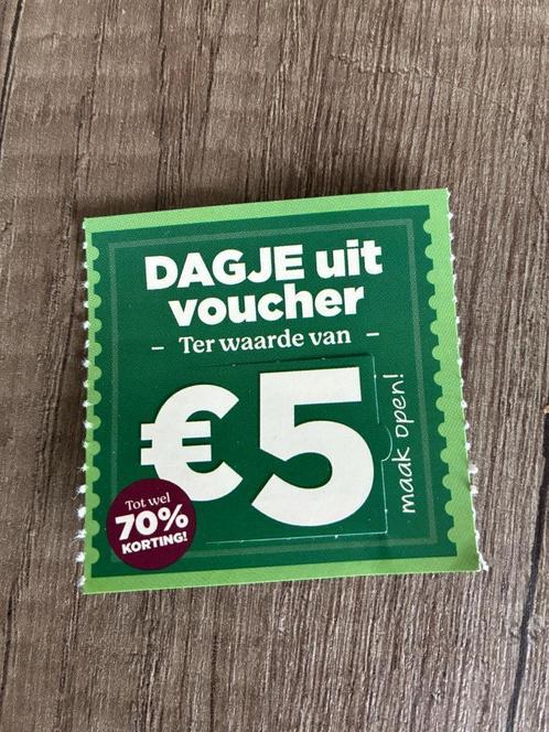 Plus dagjes uit vouchers twv €5,-, Verzamelen, Supermarktacties, Plus, Ophalen of Verzenden