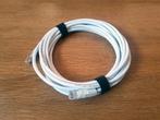 Internetkabel UTP Cat5E wit 5 meter met RJ45  (2 stuks), Ophalen of Verzenden, Zo goed als nieuw