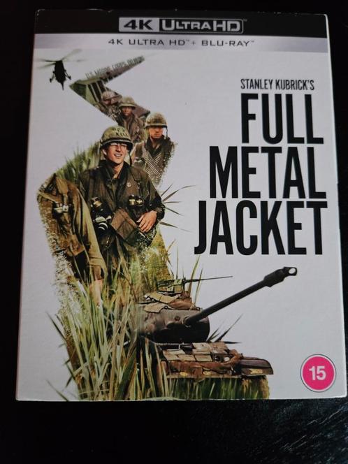 Full Metal Jacket - 4K Ultra HD + Blu-ray, Cd's en Dvd's, Blu-ray, Zo goed als nieuw, Drama, Ophalen of Verzenden