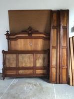 Antiek Frans Notenhouten Twijfelaar Bed, Ophalen