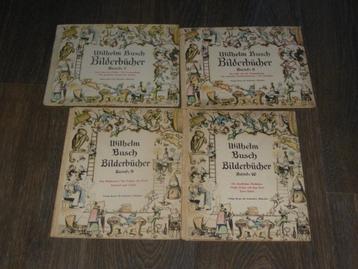 4 X Wilhelm Busch Bilderbücher  Band 7 t/m 10 beschikbaar voor biedingen