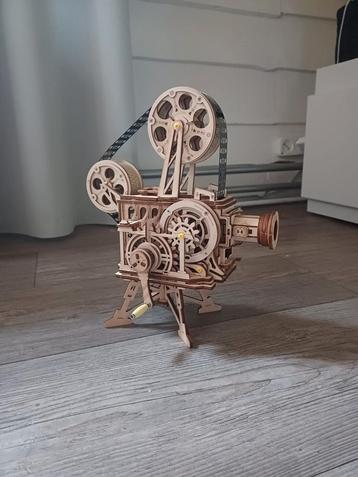 Houten modelbouw antieke camera
