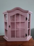 Opgepimpt vitrine kastje kleur roze, Huis en Inrichting, Kasten | Vitrinekasten, Ophalen of Verzenden, 25 tot 50 cm, 50 tot 100 cm