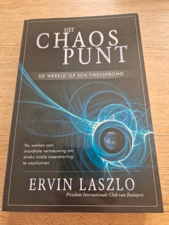 Het chaos punt, ervin laszlo, Boeken, Esoterie en Spiritualiteit, Zo goed als nieuw, Achtergrond en Informatie, Spiritualiteit algemeen