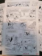 Donald duck originele pagina's 1974 Hiawatha hele verhaal 5p, Boeken, Stripboeken, Complete serie of reeks, Ophalen of Verzenden