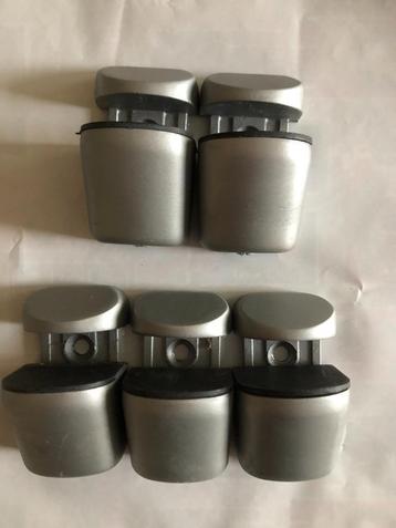 Duraline plankdrager Clip mat chroom 5 stuks beschikbaar voor biedingen