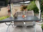 Natuurstenen tafel €280, Tuin en Terras, Tuintafels, Ophalen of Verzenden, Zo goed als nieuw, Rechthoekig