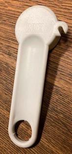 Witte BRIX Bestek opener blikjes draaidoppen - Kunststof, Ophalen of Verzenden, Gebruikt, Kunststof, Los bestek