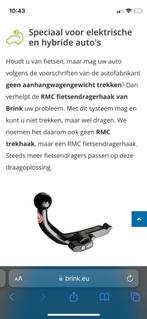 Thule fietsendrager voor afneembare trekhaak, Auto diversen, Fietsendragers, Gebruikt, Ophalen of Verzenden, Brede banden, 2 fietsen