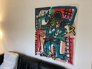 Jacob Kanbier Schilderij - 100x120 cm beschikbaar voor biedingen
