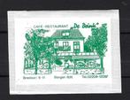 2559 Bergen cafe rest DE BRINK, Verzamelen, Suikerzakjes, Ophalen of Verzenden, Nederland