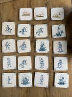 Makkum tegeltjes, 34 stuks, 13x13cm, Ophalen