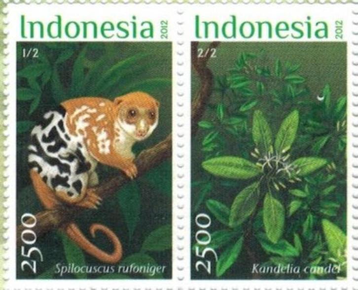 Indonesie Zonnebloem nr 3124/5 postfris 2012, Postzegels en Munten, Postzegels | Azië, Postfris, Zuidoost-Azië, Ophalen of Verzenden