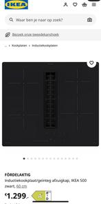 Ikea FÖRDELAKTIG inductie plaat 60cm, Witgoed en Apparatuur, Kookplaten, Gebruikt, Inbouw, Inductie, 4 kookzones
